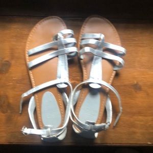 Gap silver sandals